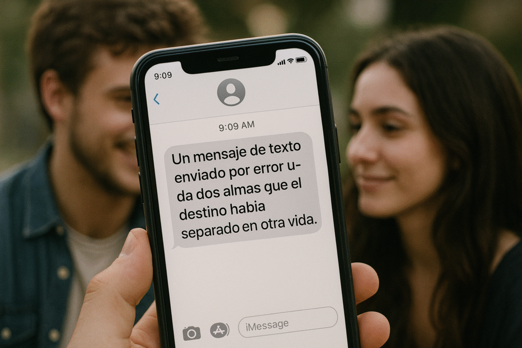 Un mensaje de texto enviado por error unió a dos almas que el destino había separado en otra vida.