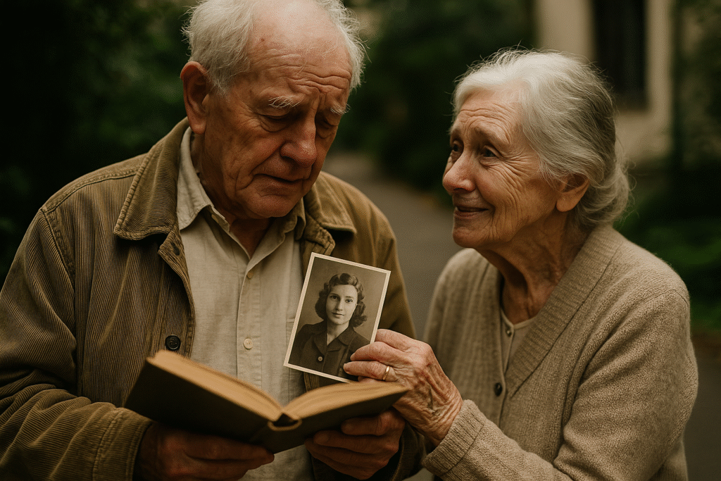 Él encontró una foto antigua en un libro, y cuando buscó a la mujer de la imagen, descubrió que aún lo esperaba.