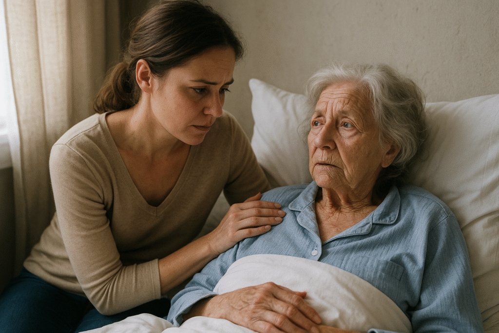 Una mujer cuidó a su suegra enferma, sin saber que ella escondía un secreto sobre su pasado.