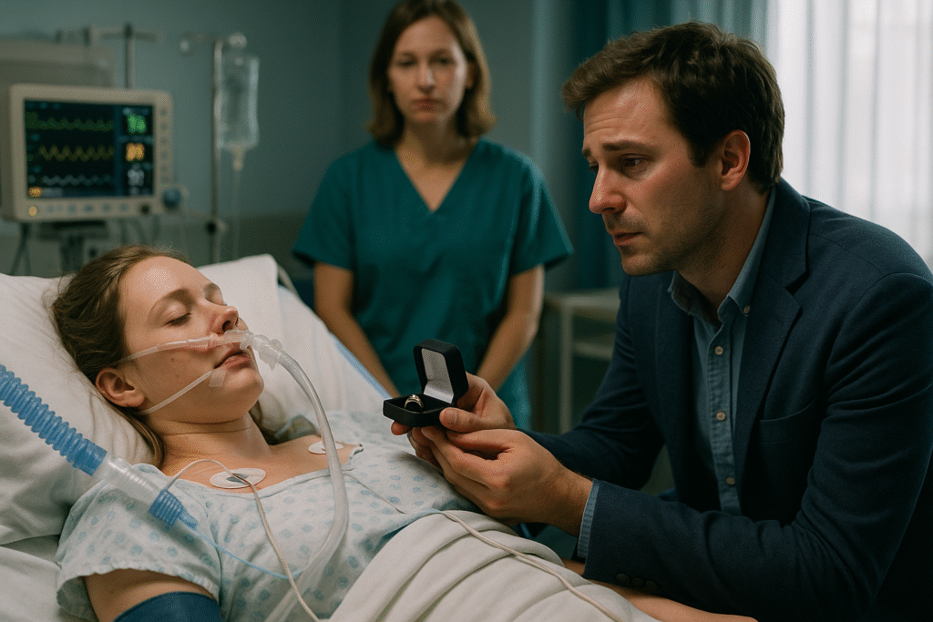 Él propuso matrimonio a una mujer en coma, y lo que ocurrió durante los votos cambió su destino.