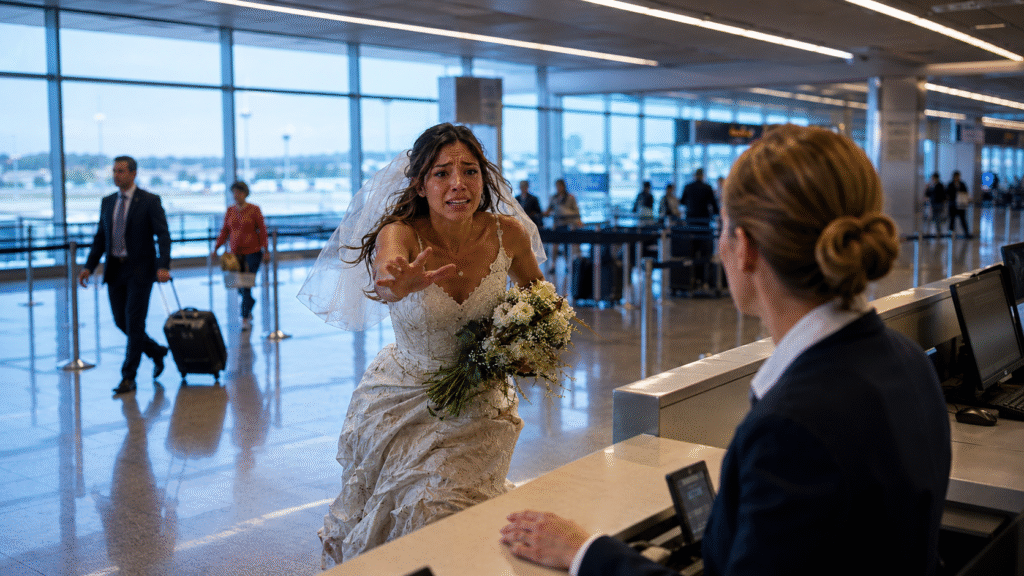 Si llegaste desde Facebook, ya sabes que Valentina no llegó al aeropuerto de Miami para viajar. Llegó vestida de novia. Con el vestido blanco manchado de lluvia, el velo pegado al rostro y los pies descalzos, corriendo entre pasajeros que la miraban como si hubiera perdido la razón. Pero Valentina no estaba loca. Estaba desesperada. Su prometido, Gabriel Rivas, acababa de subir a un avión rumbo a Madrid. Y ella acababa de descubrir algo terrible en el sótano de la casa donde pensaba casarse con él. Su hermana Camila estaba encerrada. O al menos eso indicaba el video que recibió minutos antes. En la grabación, Camila aparecía llorando en un cuarto oscuro. —Valentina… si ves esto, no dejes que él se vaya. Dice que cuando aterrice nadie podrá encontrarme. Valentina intentó detener el vuelo. Pero cuando el avión comenzó a moverse, recibió una última foto. No era de su hermana. Era una imagen tomada desde dentro del avión. Gabriel estaba sentado en primera clase junto a una niña dormida. Una niña que Valentina reconoció de inmediato. Era Emma. La hija de Camila. La niña que había desaparecido hacía dos años. Y entonces Valentina entendió que su prometido no solo tenía escondida a su hermana. Llevaba años robando vidas sin que nadie sospechara de él. La boda que nunca llegó al altar Esa mañana, Valentina despertó convencida de que sería el día más feliz de su vida. La casa estaba llena de flores blancas. Había maquillaje, vestidos, música suave y familiares corriendo de un lado a otro. Su boda con Gabriel Rivas se celebraría en una finca elegante cerca de Miami. Gabriel era encantador. Tenía negocios, hablaba varios idiomas, viajaba constantemente y siempre parecía saber qué decir cuando alguien estaba triste. Durante tres años, Valentina creyó que había encontrado al hombre perfecto. Él la ayudó cuando murió su padre. La acompañó en los peores meses después de la desaparición de Camila. Incluso fue quien más insistió en que no perdiera la esperanza. —Tu hermana aparecerá —le decía abrazándola—. Y cuando eso pase, estará orgullosa de verte feliz. Por eso nadie sospechaba de él. Nadie imaginaba que el hombre que la consolaba podía ser el mismo que conocía la verdad. Todo cambió pocas horas antes de la boda. Valentina buscaba unos documentos en la oficina privada de Gabriel porque necesitaba una copia de su seguro de viaje. Pero al abrir un cajón, encontró una llave vieja. No tenía etiqueta. Solo un pequeño llavero de metal con una palabra grabada: Sótano. Valentina no pensó mucho. Bajó. La puerta estaba al final de un pasillo oscuro, detrás de una estantería de vinos. La llave giró. Y desde el otro lado escuchó un golpe. Luego una voz débil. —¿Vale? Valentina se quedó congelada. Era la voz de Camila. El cuarto oculto bajo la casa Valentina abrió la puerta con desesperación. El sótano estaba oscuro. Había una cama vieja, cajas, una lámpara parpadeando y una cámara pequeña en una esquina. Pero Camila no estaba allí. Solo había una manta, un vaso de agua vacío y una pared llena de marcas. Números. Fechas. Nombres. En una esquina había escrito con lápiz: “Gabriel sabe dónde está Emma.” Valentina sintió que se le cerraba el pecho. Emma era la hija de Camila. Había desaparecido dos años atrás durante una tarde en un parque. Camila nunca superó esa pérdida. Desde entonces, se obsesionó con encontrar a la niña. Pero muchos la llamaron exagerada. Otros dijeron que estaba perdiendo la razón. Incluso Gabriel le había dicho a Valentina: —Tu hermana necesita ayuda. No puede seguir buscando algo que quizá ya no existe. Ahora todo tenía sentido. Camila no estaba loca. Camila había descubierto algo. Y Gabriel había intentado callarla. En una caja del sótano, Valentina encontró un teléfono viejo. Tenía una sola grabación. El video de Camila llorando. —Valentina, si encuentras esto, no confíes en Gabriel. Él no solo se llevó a Emma. Tiene contactos fuera del país. Dice que mañana se va y que nadie podrá encontrarnos. La grabación terminaba abruptamente. Valentina corrió escaleras arriba. Gabriel ya no estaba. Sobre la mesa había una nota. “Perdóname. No era el momento de que supieras.” Y debajo, un boleto de avión. Miami a Madrid. Salida en cuarenta minutos. La carrera hacia el aeropuerto de Miami Valentina no tuvo tiempo de cambiarse. No tuvo tiempo de llorar. No tuvo tiempo de llamar a todos los invitados. Salió de la finca vestida de novia. Manejando bajo la lluvia. Llamó a la policía, pero la operadora le pidió ubicación, pruebas, nombres y detalles. Valentina sentía que cada pregunta era un minuto más cerca de perderlos. Cuando llegó al aeropuerto de Miami, el vuelo ya estaba abordando. Corrió. Gritó. Los guardias la detuvieron. —Señorita, no puede entrar así. —Mi hermana está secuestrada. Mi prometido está escapando. Al principio, nadie le creyó. Parecía una novia abandonada. Una mujer desesperada intentando impedir que un hombre se fuera. Pero Valentina mostró el video. Los agentes lo revisaron. Luego llamó a un detective y explicó lo que había encontrado en el sótano. Mientras tanto, el avión se preparaba para salir. Gabriel ya estaba sentado en primera clase. Calmado. Elegante. Con un maletín negro sobre las piernas. Y a su lado, una niña dormida con una pequeña manta rosa. Emma. Valentina vio la foto en el teléfono y dejó de respirar por un segundo. No entendía cómo alguien podía mirar a una niña secuestrada como si fuera equipaje. El vuelo detenido La policía aeroportuaria logró contactar al piloto justo antes del despegue. El avión tuvo que regresar a la puerta de embarque. Los pasajeros comenzaron a quejarse. Algunos grababan. Otros preguntaban qué estaba pasando. Gabriel fingió sorpresa. —Debe ser un error. Pero cuando los agentes subieron al avión, él ya sabía que no podía escapar fácilmente. Emma dormía bajo los efectos de un sedante ligero. El maletín negro contenía documentos falsos, pasaportes, fotos, direcciones y transferencias de dinero. Había pruebas de que Gabriel llevaba tiempo preparando una nueva identidad. No solo para él. También para la niña. En uno de los pasaportes aparecía Emma con otro nombre. Otro apellido. Otra fecha de nacimiento. La querían sacar del país y borrar para siempre. Valentina no pudo subir al avión de inmediato. La mantuvieron afuera mientras los agentes revisaban todo. Pero cuando Emma bajó, abrió los ojos y dijo una sola palabra: —Tía. Valentina cayó de rodillas. La abrazó. La niña estaba asustada. Confundida. Pero viva. Y eso era lo único que importaba. La verdad sobre Camila Emma no sabía exactamente dónde estaba su madre. Solo dijo que Gabriel la llevaba a “una casa blanca” y que a veces Camila podía verla por una ventana. —Mami lloraba —dijo la niña—. Él decía que si ella hablaba, me iba a llevar más lejos. La policía registró la casa de Gabriel. El sótano estaba vacío. Pero había cámaras. Grabaciones. Ropa de Camila. Medicamentos. Y una lista de propiedades vinculadas a empresas falsas. La búsqueda se extendió. Horas después, encontraron a Camila en una casa abandonada al norte de Miami. Estaba débil, pero viva. Cuando Valentina llegó, Camila apenas podía hablar. —Pensé que él te iba a casar para tenerte cerca. Valentina lloró. —Ya no puede hacerte nada. Camila la miró. —¿Emma? Valentina se hizo a un lado. La niña corrió hacia ella. Y las dos se abrazaron durante tanto tiempo que nadie quiso interrumpirlas. El hombre que todos admiraban La investigación reveló que Gabriel Rivas no era solo un empresario exitoso. Era un manipulador. Había usado sus relaciones, viajes y dinero para crear identidades falsas y mover personas sin levantar sospechas. Camila descubrió que Gabriel estaba involucrado en una red ilegal después de revisar una cuenta bancaria que había dejado abierta por accidente. Cuando ella intentó denunciarlo, él la hizo desaparecer. Luego tomó a Emma como forma de control. Y finalmente intentó casarse con Valentina para mantenerla cerca, vigilarla y evitar que hiciera preguntas. La boda no era una historia de amor. Era otra jaula. Gabriel había elegido a Valentina porque sabía que ella confiaba en él. Porque estaba vulnerable. Porque había sufrido demasiado con la desaparición de su hermana. Pero subestimó algo. La fuerza de una mujer que descubre que la persona que ama le mintió sobre la vida de su propia familia. La nueva vida de las hermanas Gabriel enfrentó cargos graves. Secuestro. Falsificación de documentos. Manipulación de identidad. Conspiración. La investigación siguió abierta porque había más nombres, más transferencias y más posibles víctimas. Pero para Valentina, el proceso legal no fue lo más importante. Lo más importante fue recuperar a Camila y a Emma. No recuperaron los años perdidos. No recuperaron las noches de miedo. No recuperaron la infancia de Emma ni la tranquilidad de Camila. Pero recuperaron la verdad. Valentina nunca volvió a usar el vestido de novia. No porque odiara el vestido. Sino porque dejó de ser símbolo de una boda. Se convirtió en símbolo de una carrera desesperada por salvar a su familia. Meses después, lo donó a una organización que ayudaba a mujeres sobrevivientes de violencia y control emocional. Camila empezó terapia. Emma volvió poco a poco a reír. Y Valentina aprendió algo que nunca olvidó: No todo hombre que te protege quiere salvarte. Algunos solo quieren que no mires demasiado lejos. Porque mientras tú crees que te abrazan, ellos pueden estar escondiendo la verdad en un cuarto oscuro. La historia de Valentina se hizo conocida en Miami. No como la novia que detuvo un vuelo. Sino como la hermana que llegó vestida de blanco para impedir que el hombre que amaba escapara con la vida de su familia. Y aquel día, en el aeropuerto, la gente no vio a una mujer desesperada. Vio a una mujer que eligió correr, gritar y romper su propia boda antes de permitir que otra persona desapareciera. Porque a veces salvar a alguien exige destruir la imagen perfecta que habías construido de tu vida. Y Valentina lo hizo. Dejó el altar. Detuvo el vuelo. Y recuperó a su hermana antes de que el hombre que casi se convirtió en su esposo lograra borrar a toda su familia.