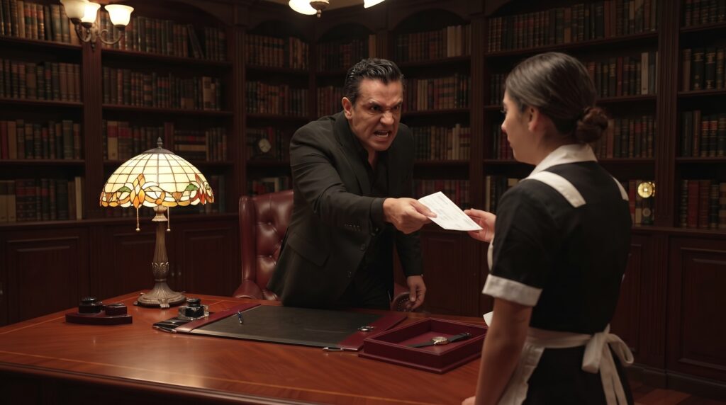 Me humilló en su propia biblioteca, me aventó un cheque en la cara y me ordenó desaparecer para siempre, sin saber que llevo en el vientre la única heredera de toda su fortuna.