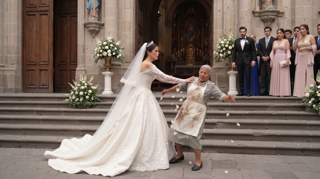 La novia humilló y corrió a su propia madre de la iglesia frente a todos los invitados por vergüenza a su pobreza.